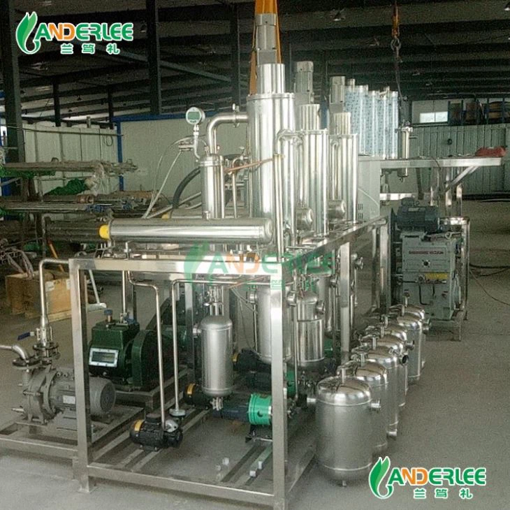 four stages molecular distillation device